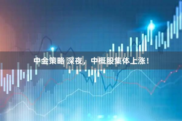 中金策略 深夜，中概股集体上涨！