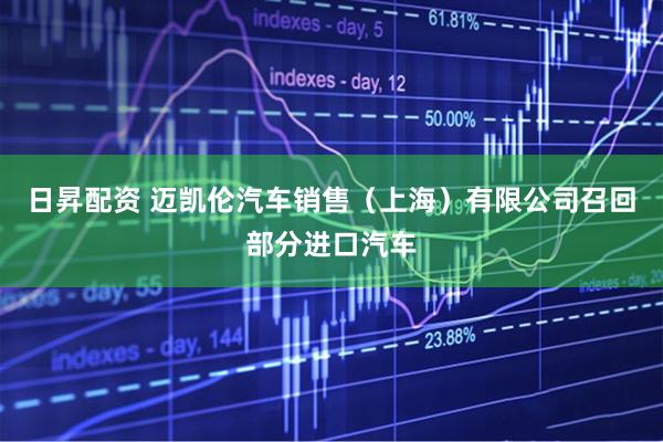 日昇配资 迈凯伦汽车销售（上海）有限公司召回部分进口汽车